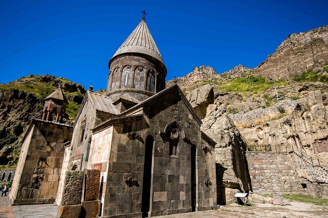 Charents Arch, Garni, Symphony of Stones , Geghard, Lake Sevan - Geghard, a monastery cut into the rock