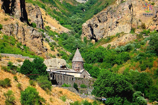 Garni, Geghard & Lake Sevan Small-Group Guided Day Trip - Geghard, where the mountain becomes part of the church