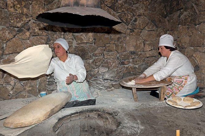 Group Tour: Garni pagan temple, Geghard monastery, Lake Sevan, Sevanavank - Lavash baking before the optional lunch