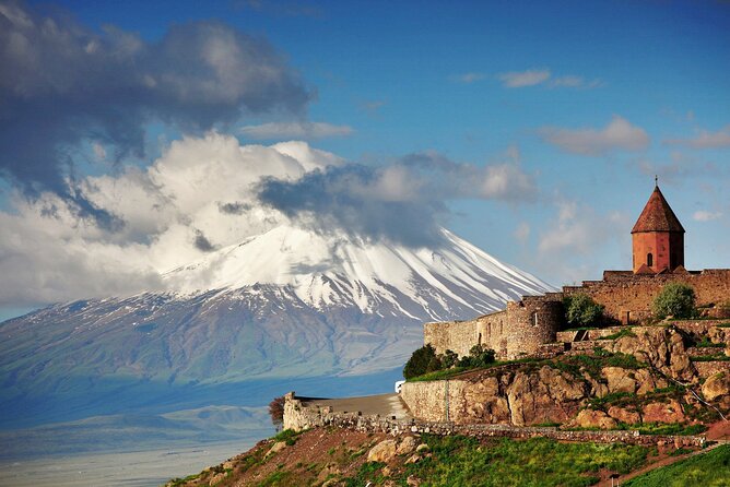 Group Tour: Khor Virap, Garni temple, Geghard, Lavash baking - Khor Virap and the view of Mount Ararat