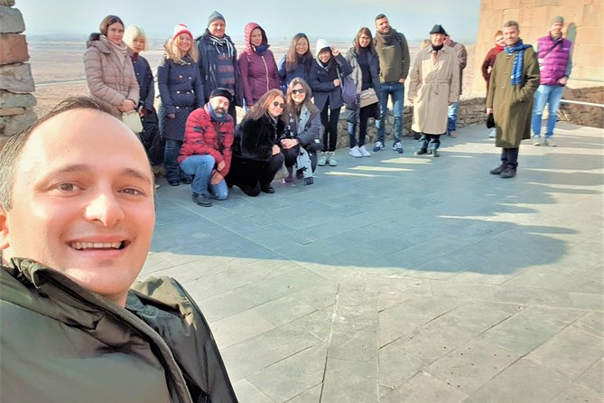 Group tour: Khor Virap, Noravank, Areni Winery and Cave - The bus, the bilingual guide, and the group size