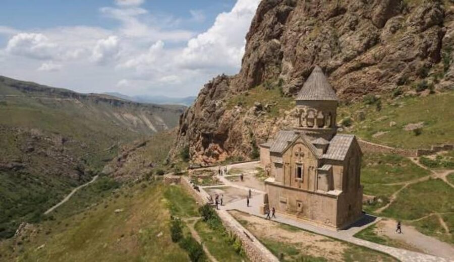 Khor Virap, Areni, Noravank, Tatev (ropeway) Self-Guided - Noravank in a red-rock gorge