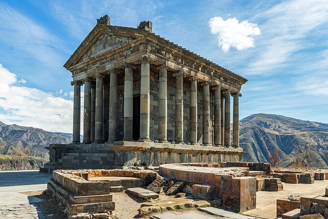 Private tour to Garni temple, Geghard Monastery, Symphony of Stones - Charents Arch and the Mount Ararat view