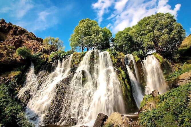 Private tour to Hin Areni winery, Shaki waterfall, Tatev monastery, Karahunj - Satan’s Bridge and the Vorotan gorge