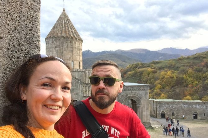 Tatev & Shaki Waterfall Guided Group Tour with Wine Tasting - Walking the short path to Shaki Waterfall